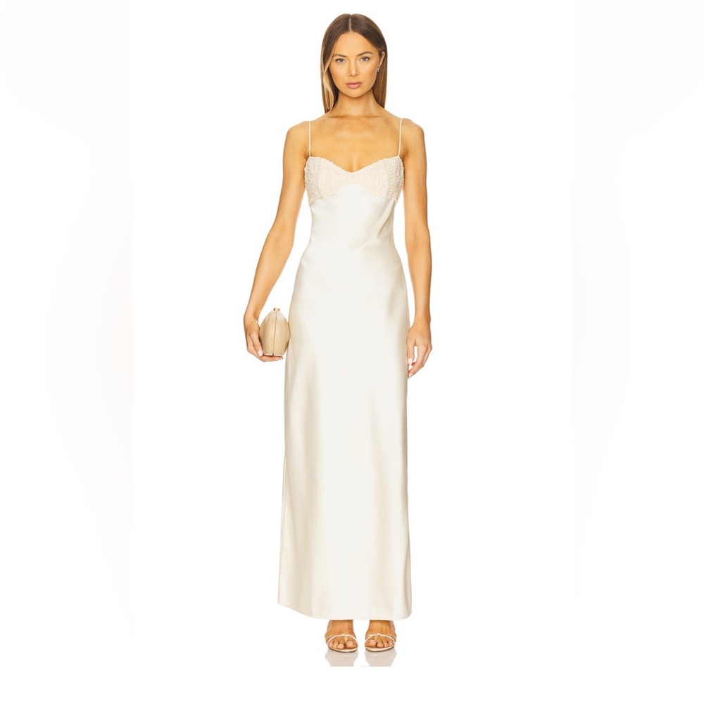 LPA Cream Maxi Dress
